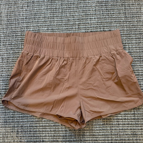 JoyLab Women's Tan Athletic Shorts - Picture 1 of 4